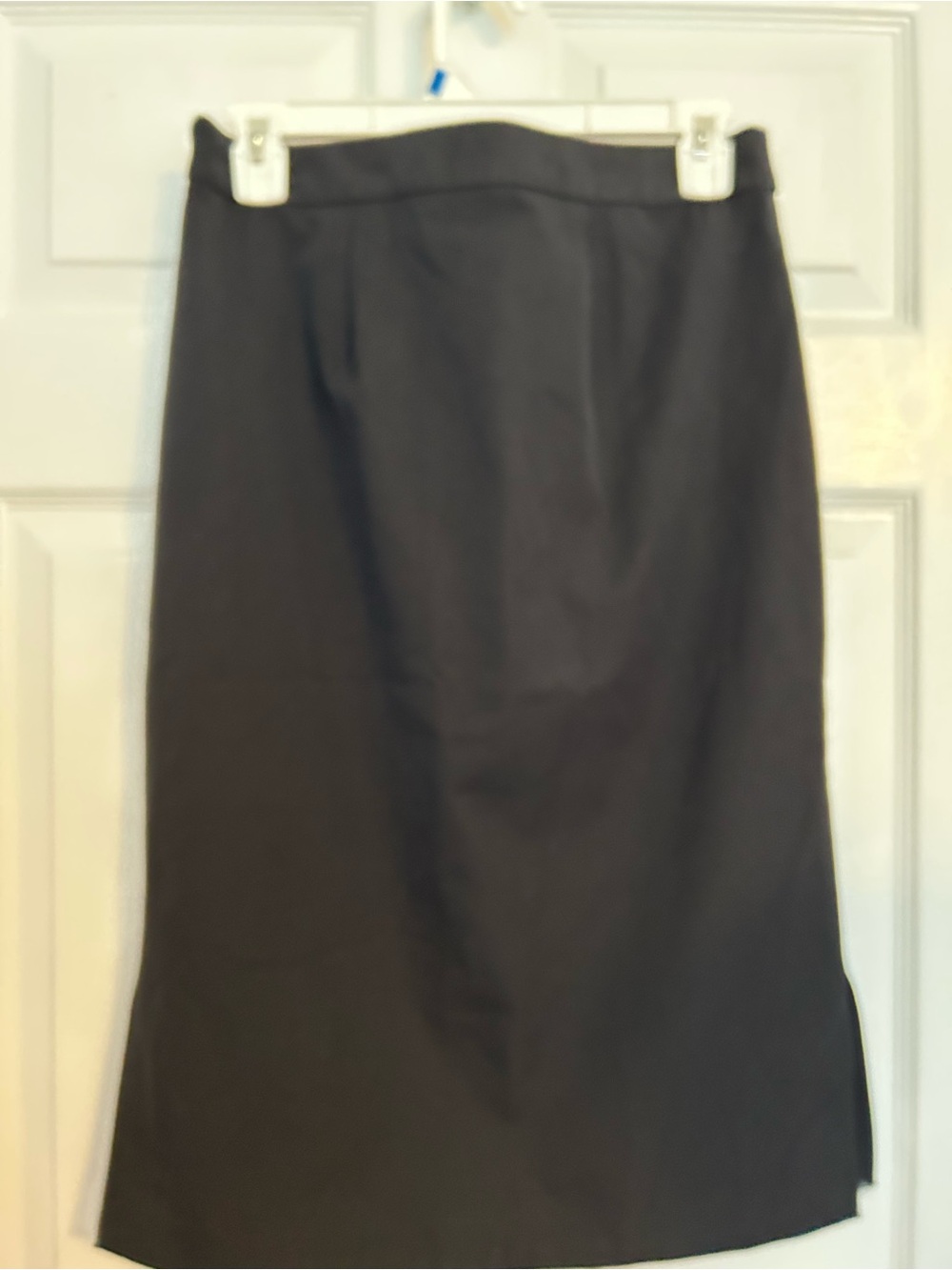 Anthropologie Black The Essential Pencil Skirt - Picture 7 of 8